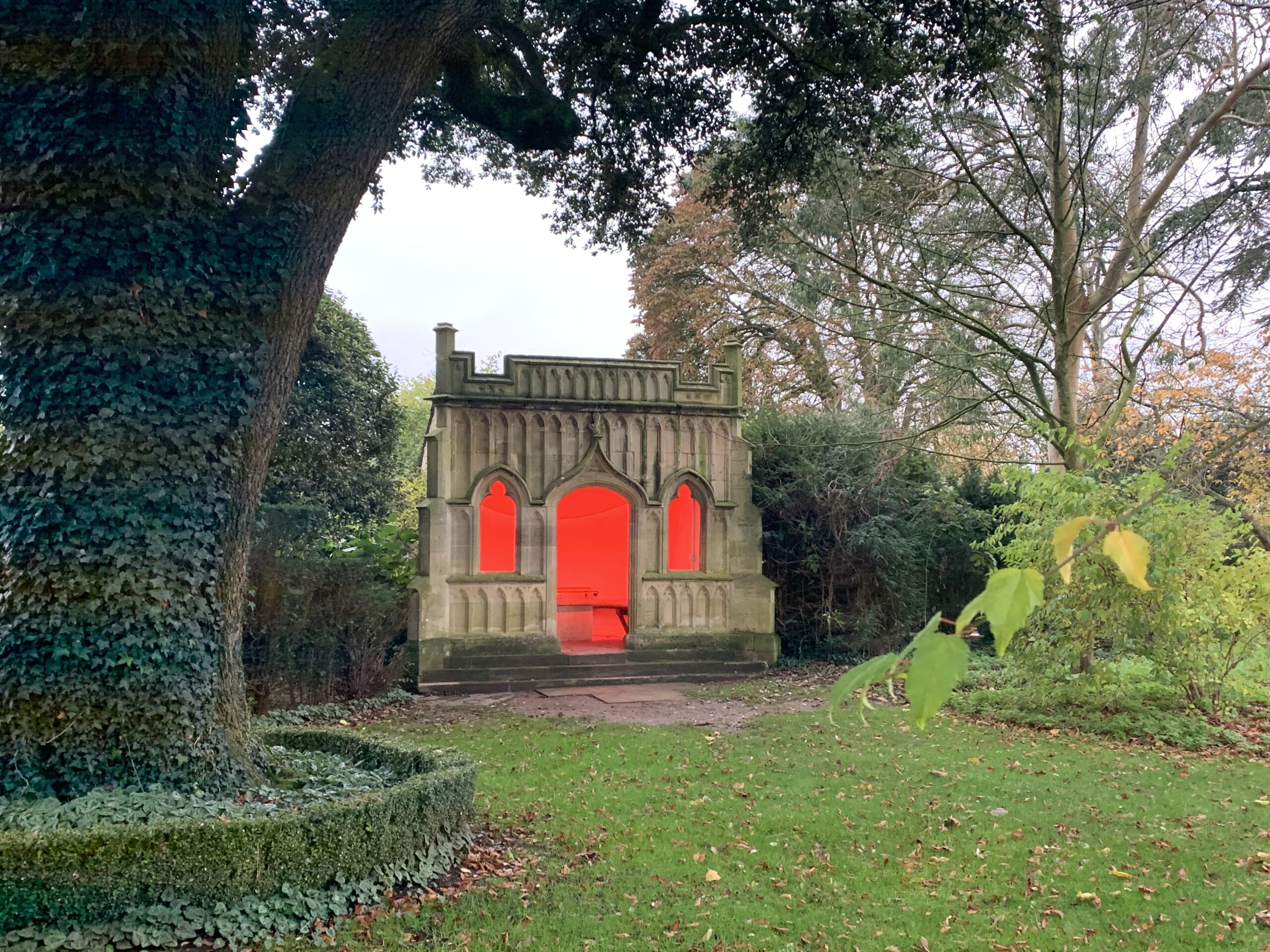 The Gothic Summerhouse, Barnsley House, Gloucestershire