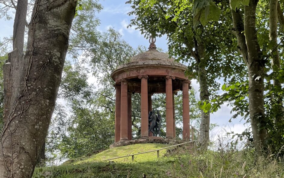 The Temple of the Muses, Dryburgh, Borders.