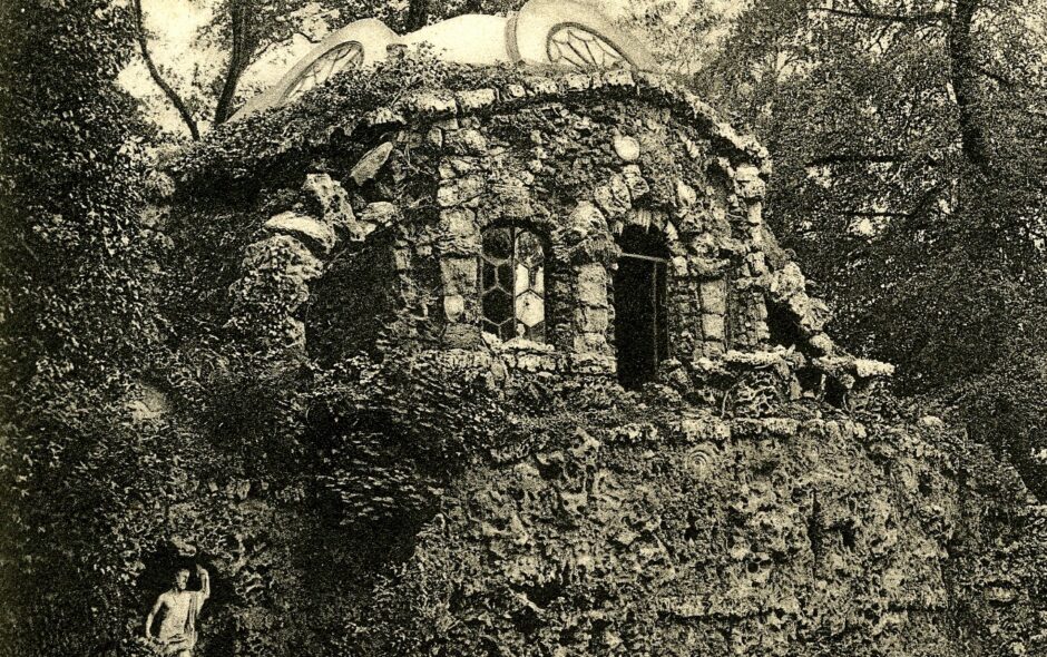 The Grotto and Cottage Orné, Oatlands Park, Surrey, as seen by the novelist Denton Welch
