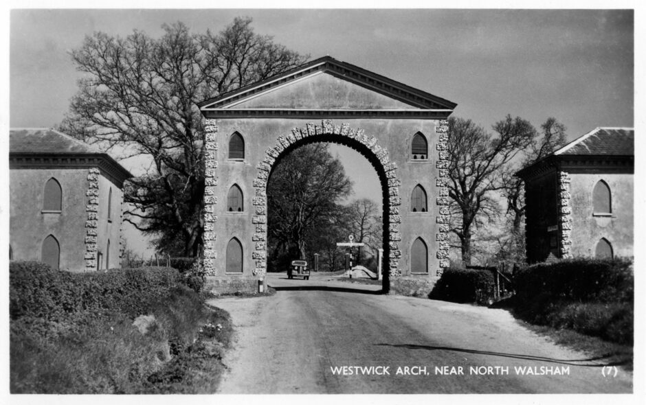 Westwick Arch and Obelisk, Westwick, Norfolk