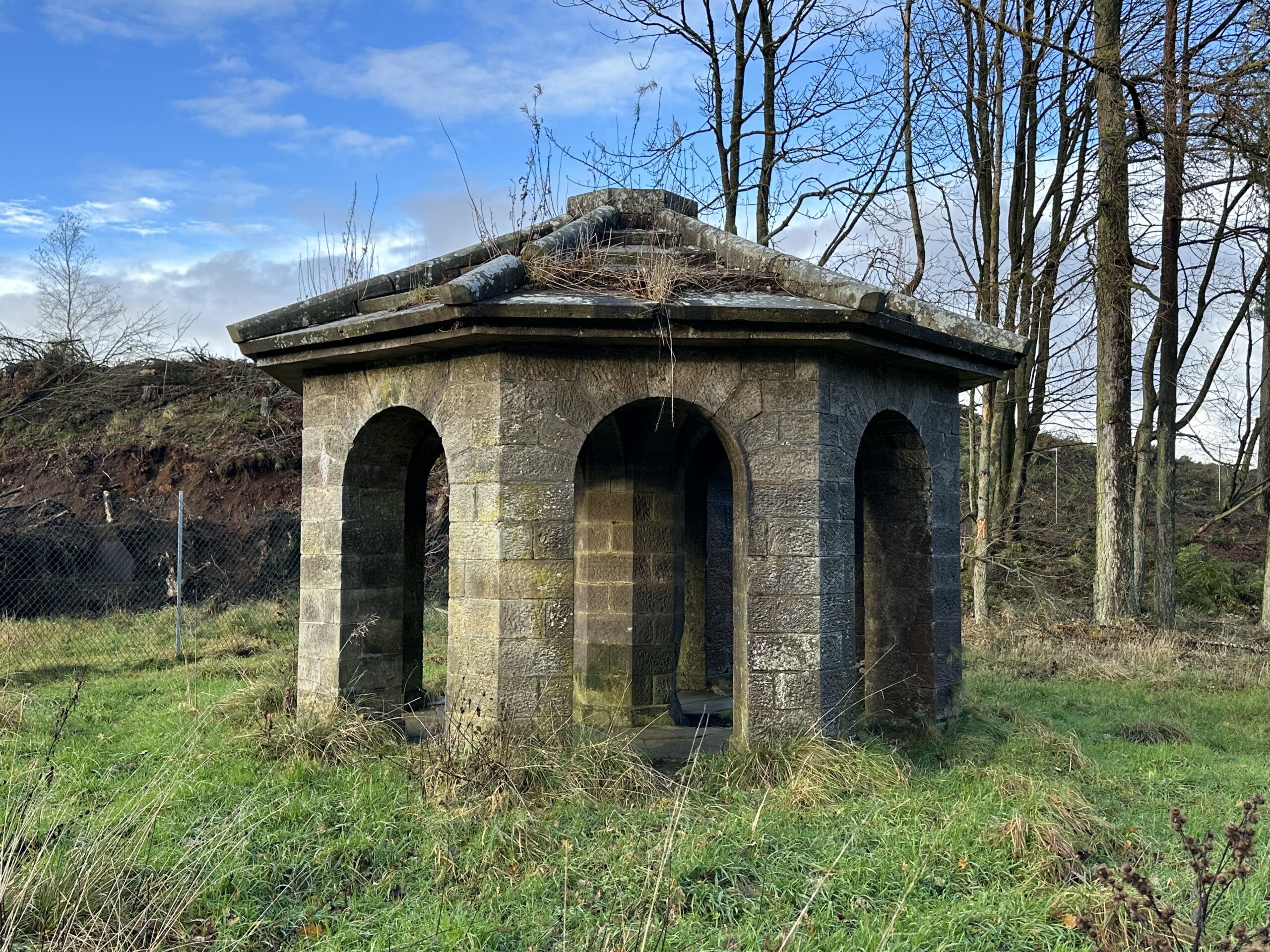 Cullaloe Temple and Tower, near Aberdour, Fife