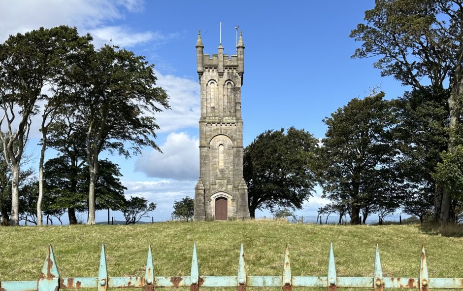 The Wallace Monument, or Barnweil Tower, Ayrshire