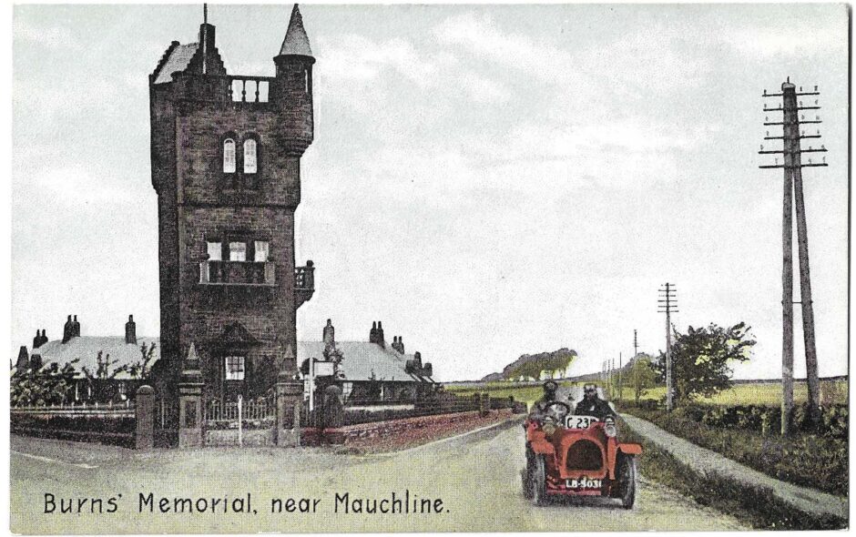 National Burns Memorial, Mauchline, Ayrshire.