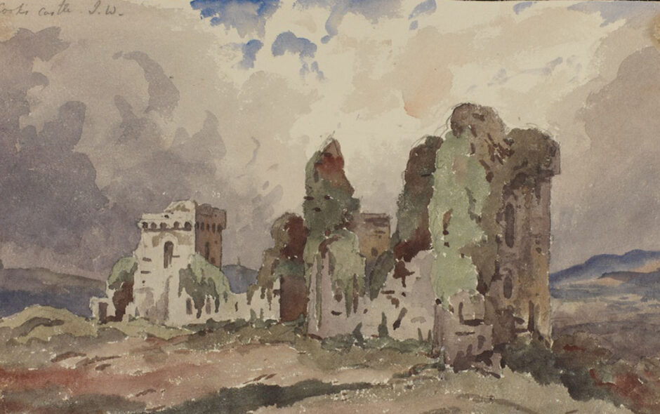 Cook’s Castle and the Obelisk, Appuldurcombe, Isle of Wight