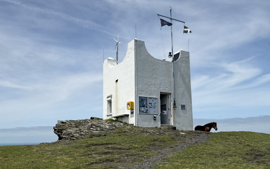 The Summerhouse, or Lookout Tower, Boscastle, Cornwall