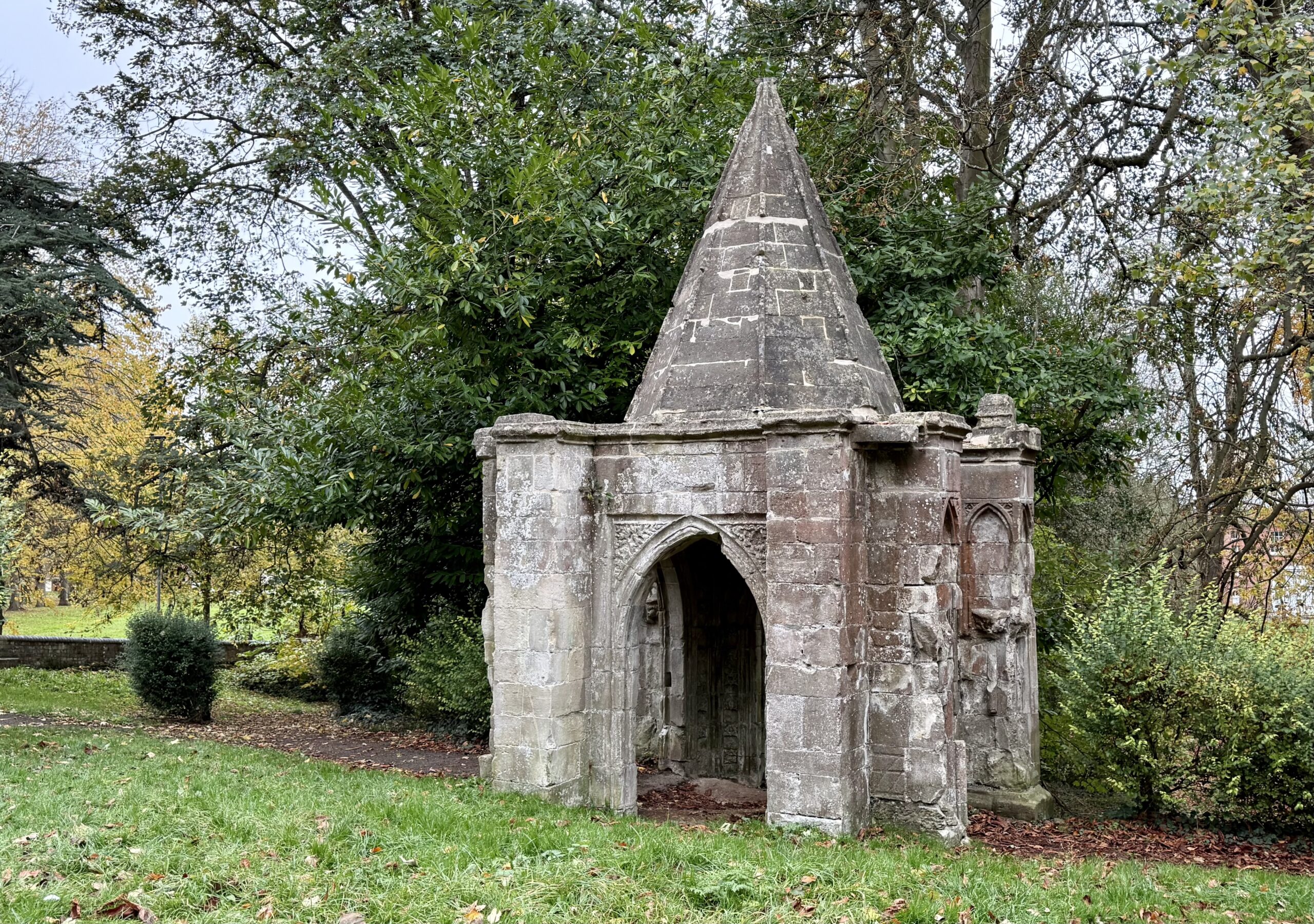 The Porch, Bourne Hill Gardens, Salisbury, Wiltshire.